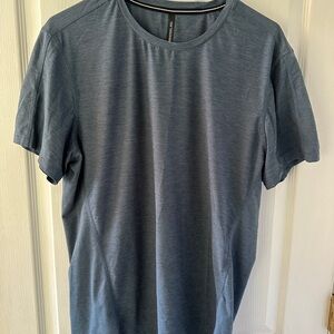 Ten Thousand Men's Heather Slate Blue Performance Tee